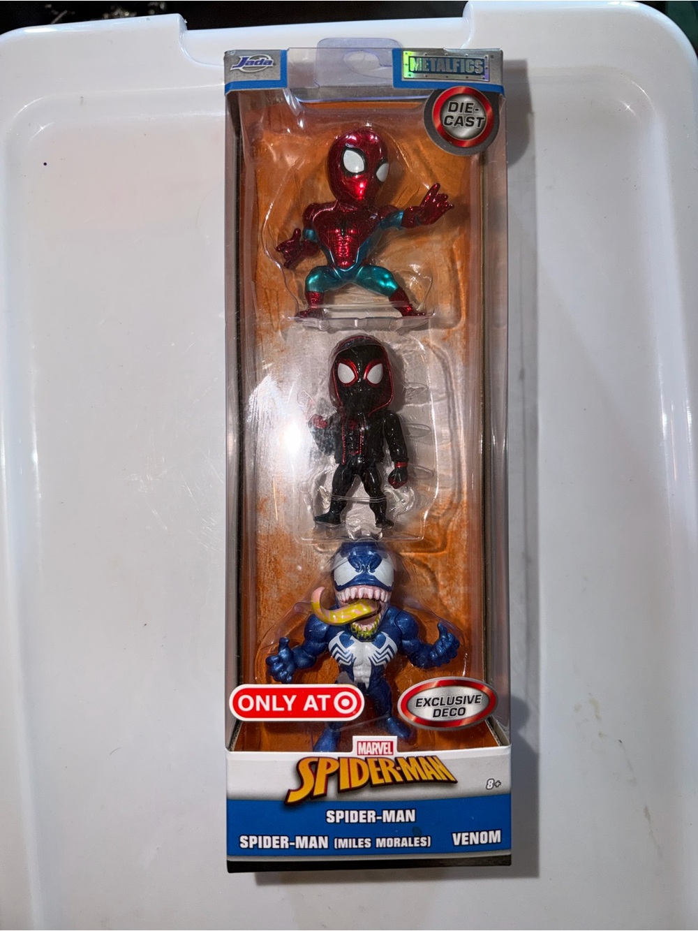 Rare Jada Toys Marvel MetalFigs Spiderman 3-Pack